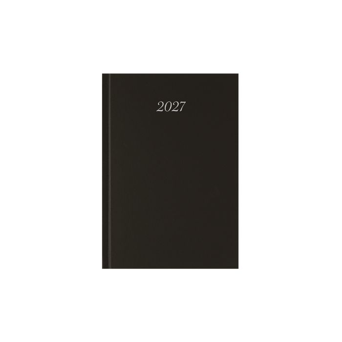 Ημερολόγιο Ατζέντα 2027 Ημερήσιο PVC Classic 17x24cm Μαύρο