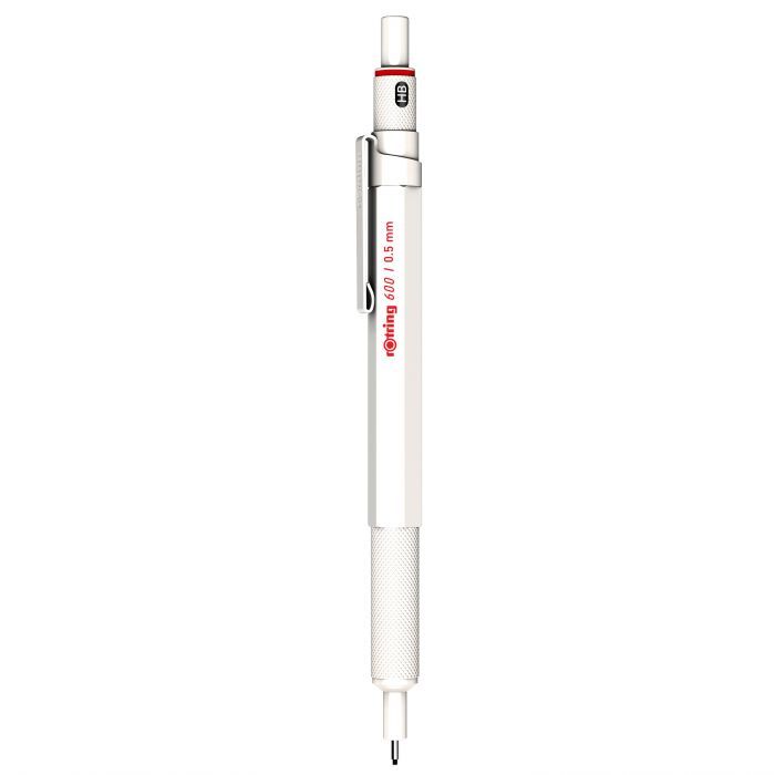 Rotring Μηχανικό Μολύβι 600 Pearl White Mechanical Pencil 0,5mm