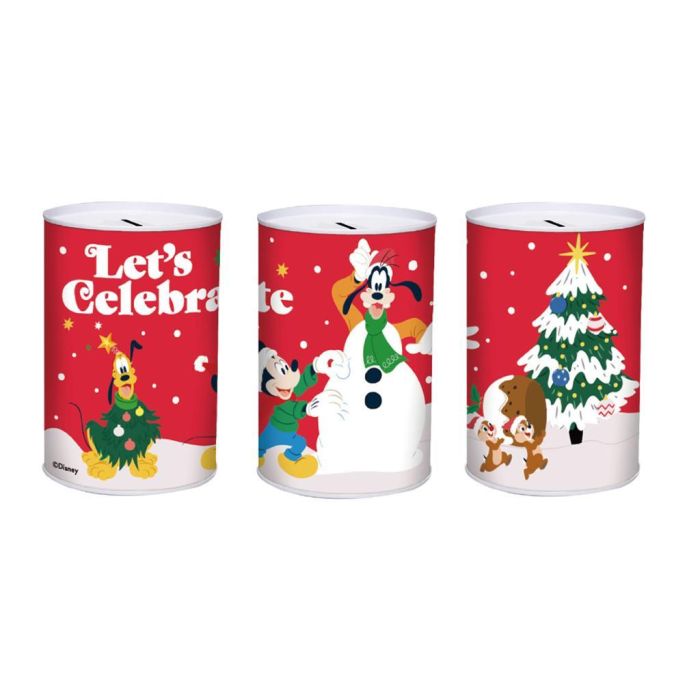 Diakakis Κουμπαράς Μεταλλικός Christmas Disney 565384