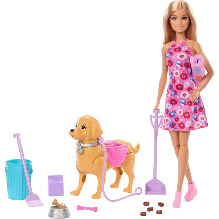 Mattel Barbie Βόλτα Με Σκυλάκι JJB46