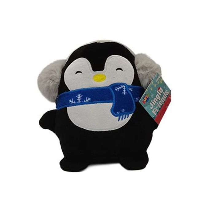 Luna Λούτρινο Χριστουγεννιάτικο Jingle Friends Πιγκουινάκι 12,5cm