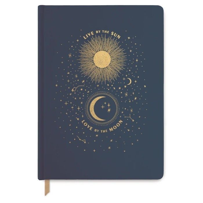 Designworks Ink Σημειωματάριο Journal Live By The Sun Blue Cloth Ruled 19x26cm