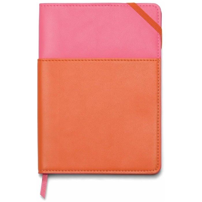 Designworks Ink Σημειωματάριο Journal Vegan Leather Pocket Pink And Chilli 15x21cm