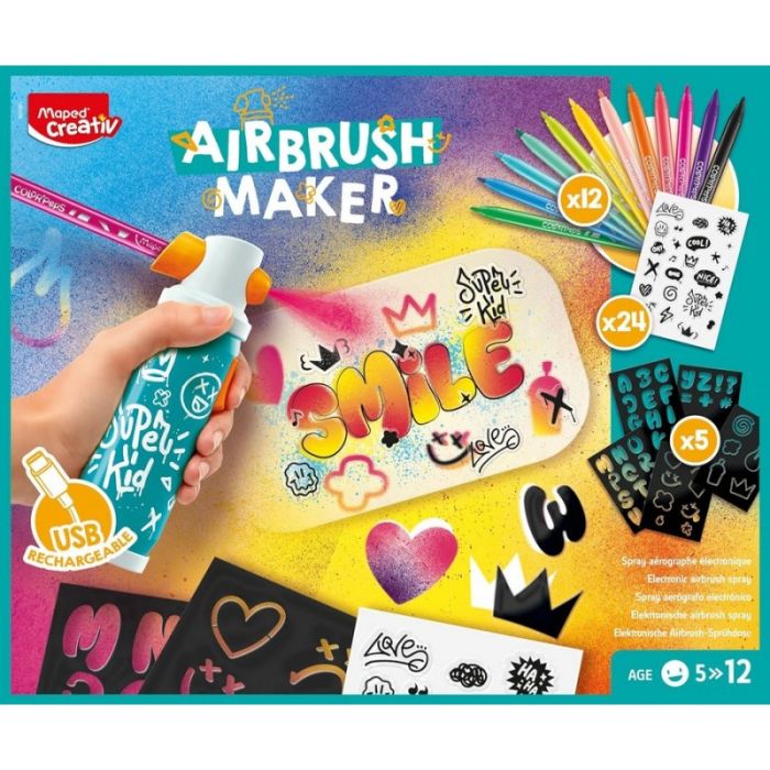 Maped Creativ Σετ Αερογράφου Graffiti Airbrush Maker 907080