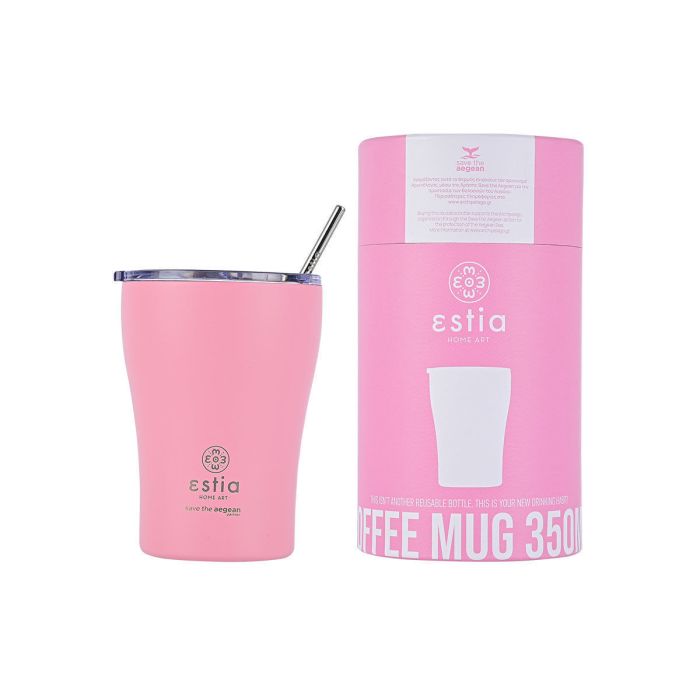 Estia Save The Aegean Θερμός Coffee Mug Blossom Rose 350ml