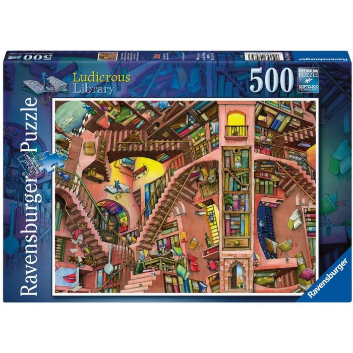 Ravensburger Παζλ 500 τεμ. Ludicrous Library 17484