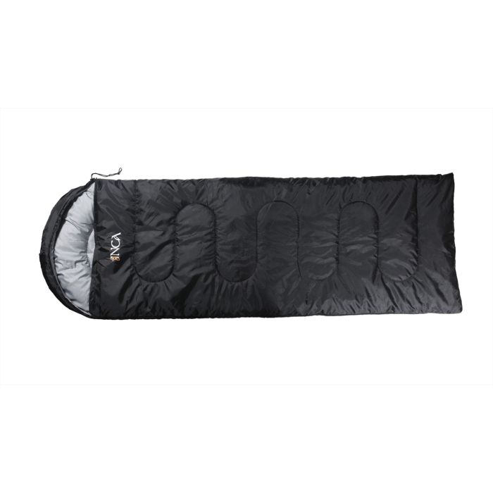 INCA Υπνόσακος Cozy Με Μαξιλάρι Μαύρο 220x75cm